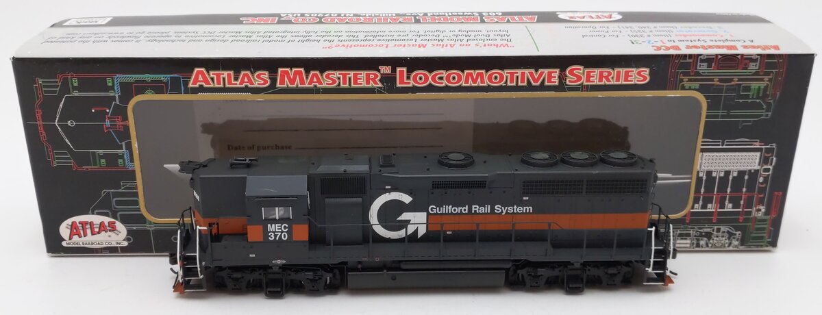 Atlas 8941 HO Scale Guilford Rail System GP-40 High-Nose Diesel Locomotive #370 EX/Box
