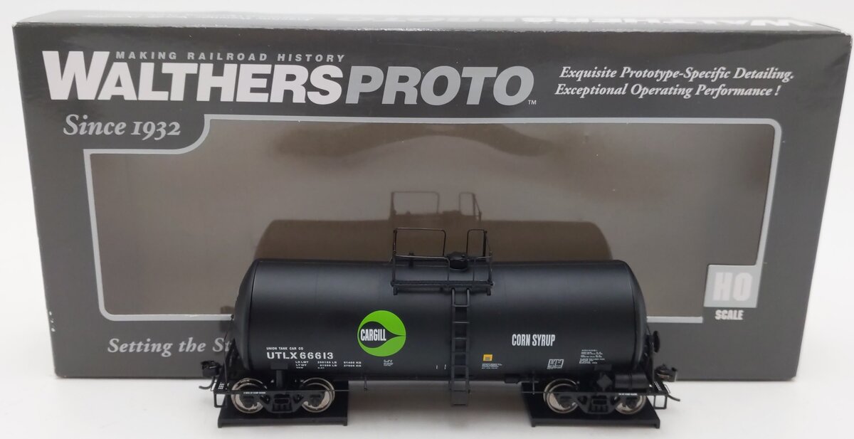 Walthers 920-100112 HO Scale Cargill UTLX 40' 16K Gallon Tank Car #66613 EX/Box