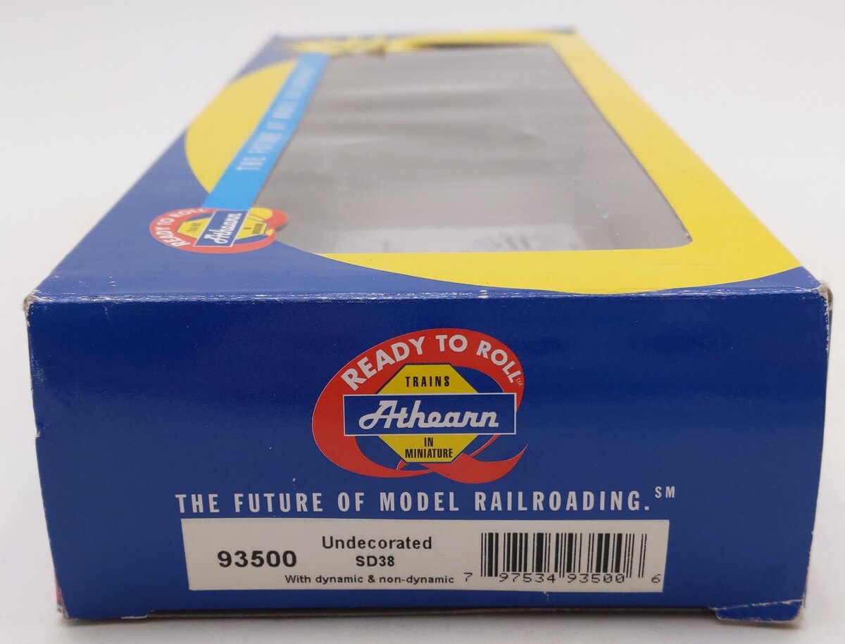 Athearn 93500 HO Scale Undecorated SD38 Diesel Locomotive EX/Box
