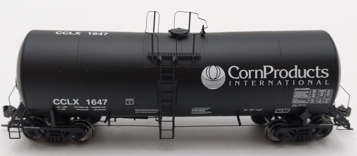 InterMountain 47806-18 HO Scale Corn Products 19.6K Gallon Tank Car #1647 EX/Box