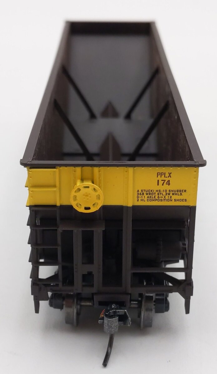Bowser 40653 HO Pittsburg Power & Light 100 Ton Hopper #174 EX/Box