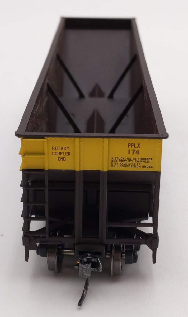 Bowser 40653 HO Pittsburg Power & Light 100 Ton Hopper #174 EX/Box