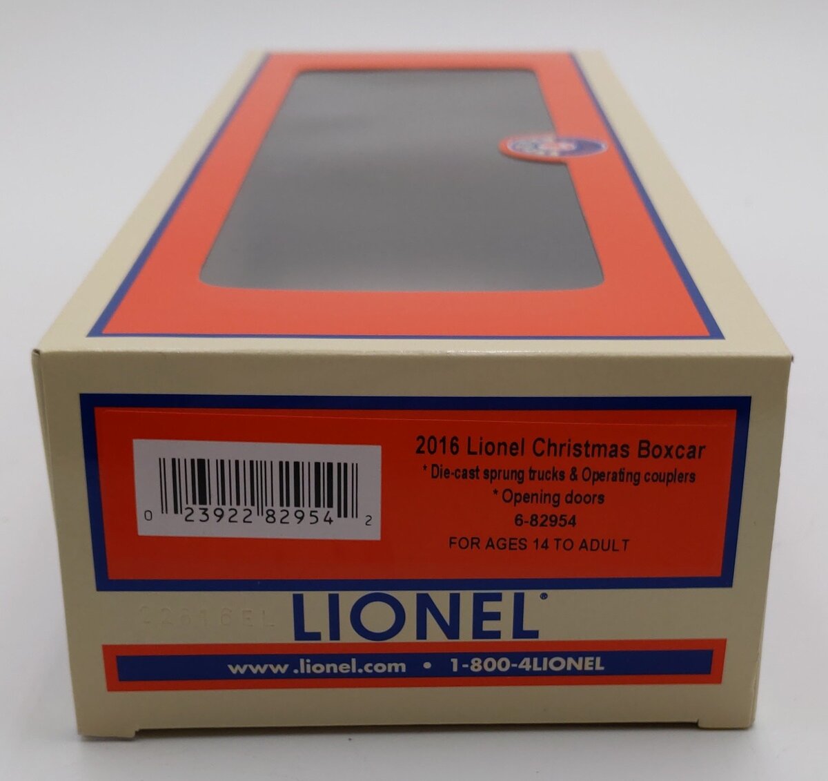 Lionel 6-82954 O 2016 Lionel Christmas Boxcar LN/Box