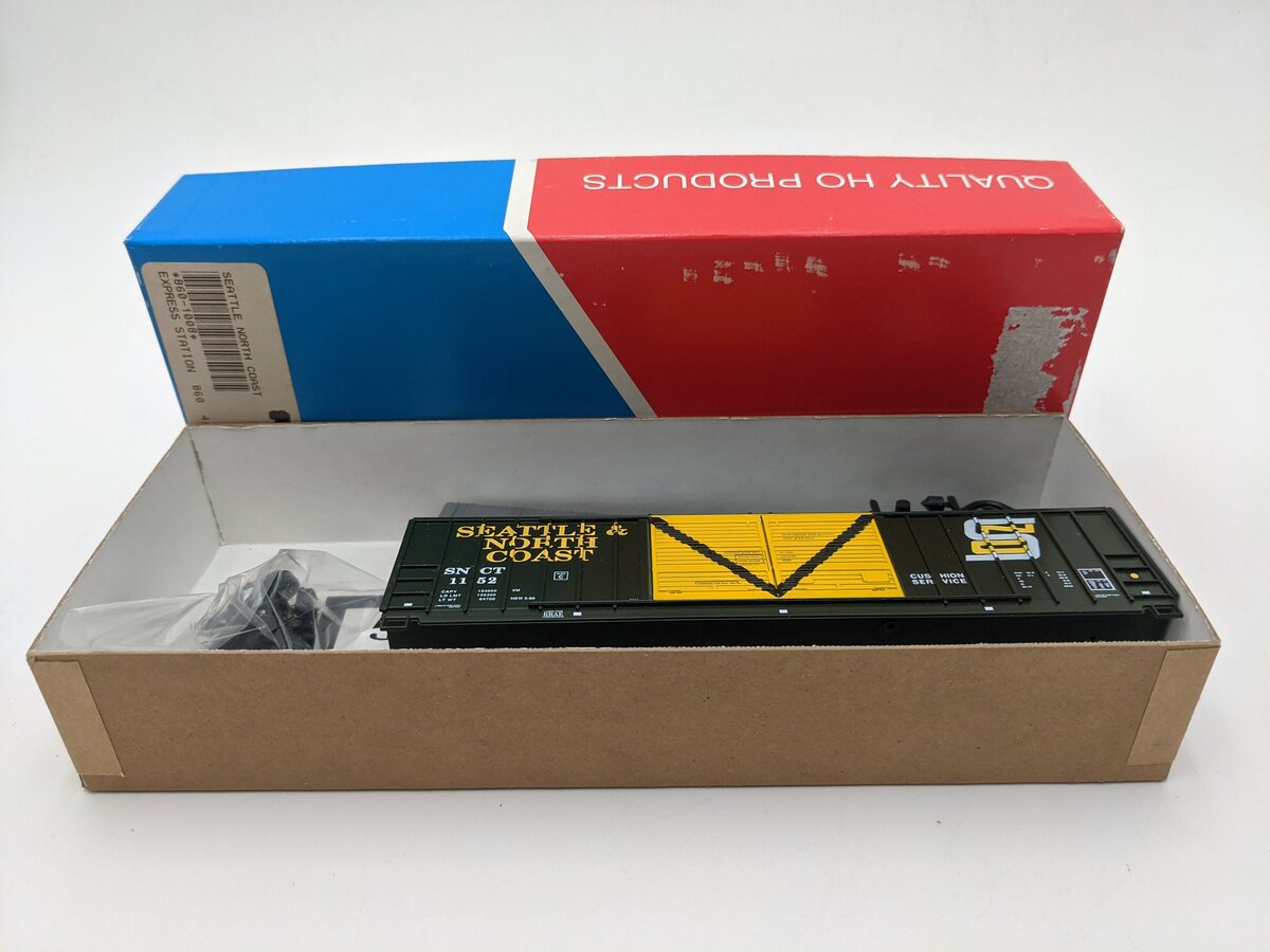 E&C Shops 1008-2 HO Scale Seattle & North Coast ACF Boxcar #1152 EX/Box
