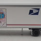 Athearn 93420 HO Scale USPS Maryland Tractor & 28' Maryland Pup Trailer EX