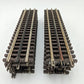 Atlas 6050 O Nickel Silver 10" Straight Track with Brown Ties [10] VG
