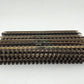 Atlas 6050 O Nickel Silver 10" Straight Track with Brown Ties [10] VG