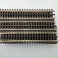 Atlas 6050 O Nickel Silver 10" Straight Track with Brown Ties (15) VG