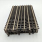 Atlas 6050 O Nickel Silver 10" Straight Track with Brown Ties (15) VG