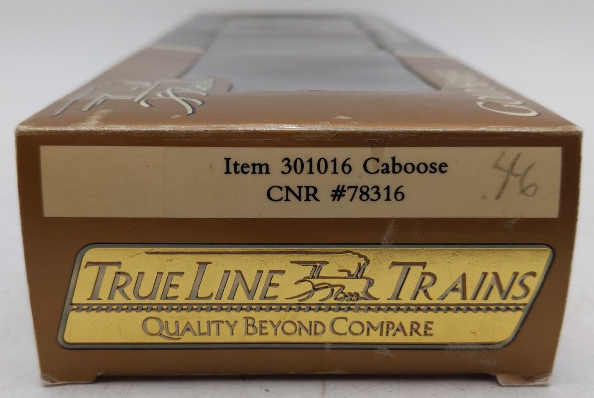 True Line Trains 301016 HO Scale Canadian National Caboose #78316 EX/Box