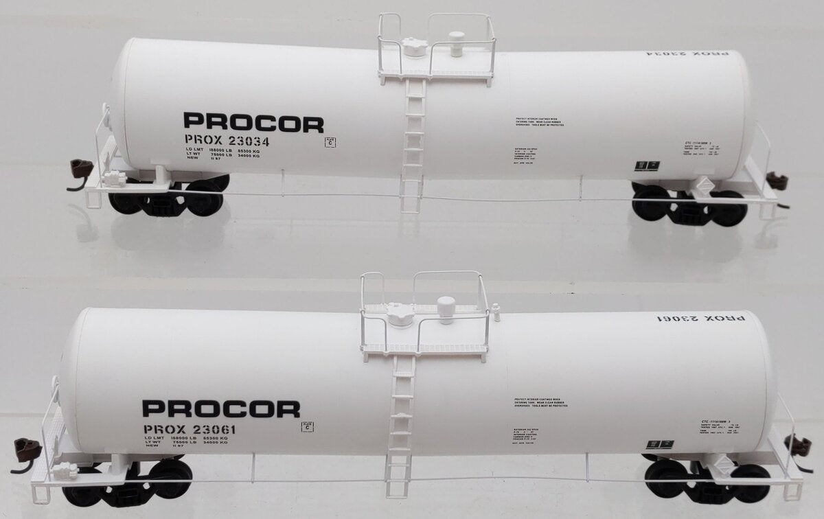 Walthers 932-27258 HO PROX 23K Gallon Funnel Flow Tank Car (Pack of 2) EX/Box
