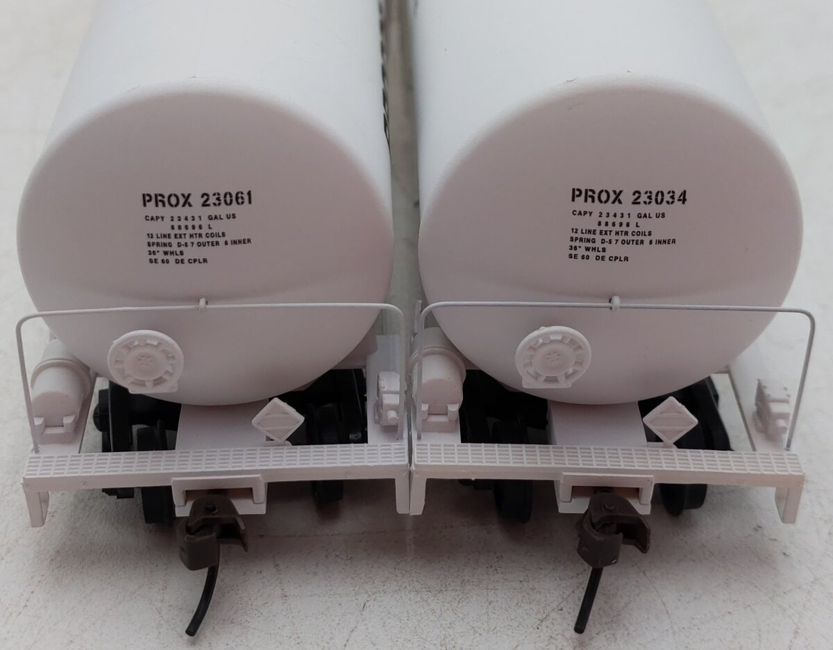 Walthers 932-27258 HO PROX 23K Gallon Funnel Flow Tank Car (Pack of 2) EX/Box