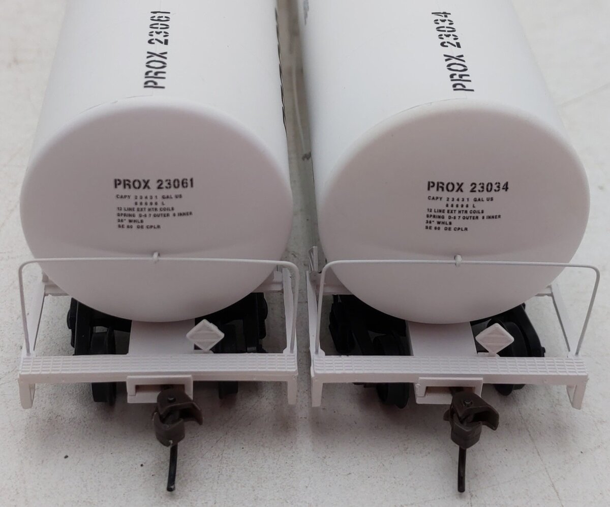 Walthers 932-27258 HO PROX 23K Gallon Funnel Flow Tank Car (Pack of 2) EX/Box