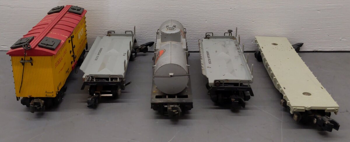 American Flyer Custom S Gauge Freight Cars #714,914,42597,5016,1099 [5]