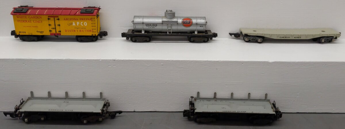American Flyer Custom S Gauge Freight Cars #714,914,42597,5016,1099 [5]