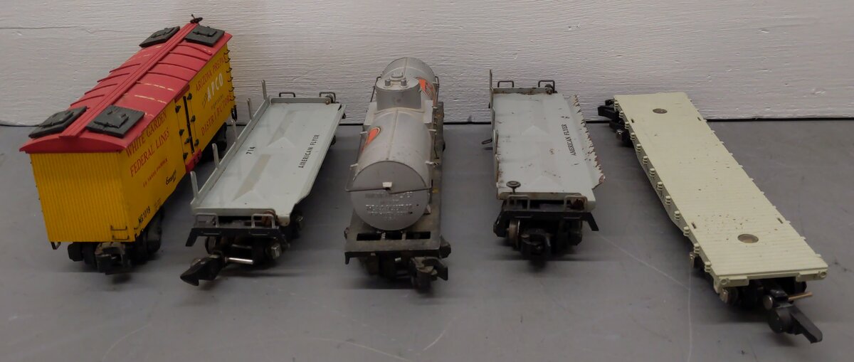 American Flyer Custom S Gauge Freight Cars #714,914,42597,5016,1099 [5]