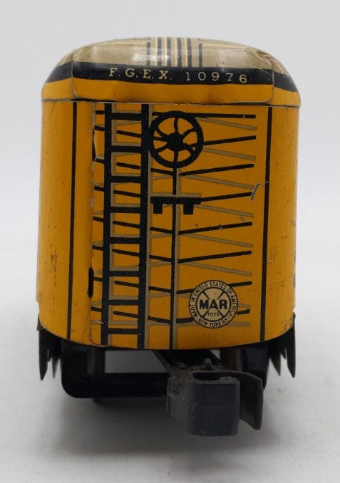 Marx 10976 Vintage O Fruit Growers Express Tin Litho Boxcar VG
