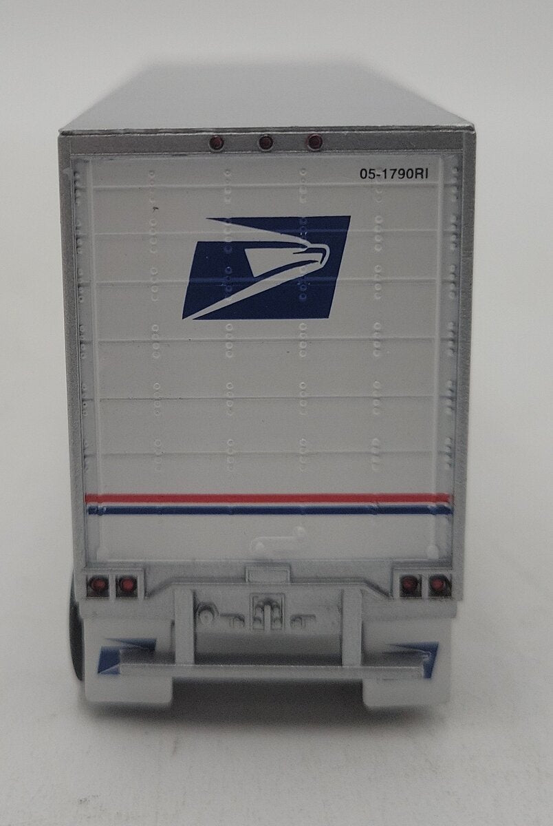 Athearn 93439 HO USPS Tractor & 28' Pup Trailer-Rhode Island EX