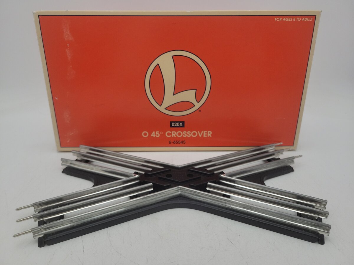 Lionel 6-65545 O Gauge 45 Degree Crossover EX/Box