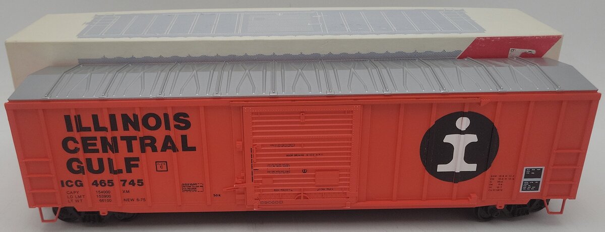 Weaver O Scale Illinois Central Boxcar #465745 (2 Rail) EX/Box