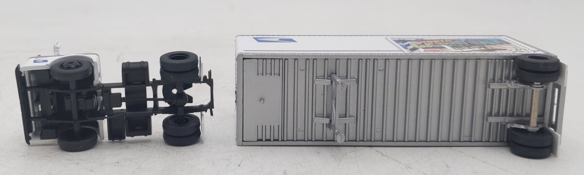 Athearn 93433 HO Scale USPS North Carolina Tractor Trailer EX