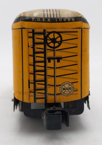 Marx 10966 Vintage O Fruit Growers Express Tin Litho Boxcar VG