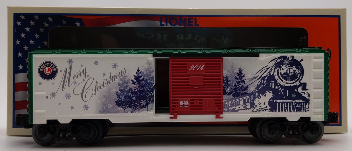 Lionel 6-81733 O Gauge Christmas 2014 Boxcar EX/Box