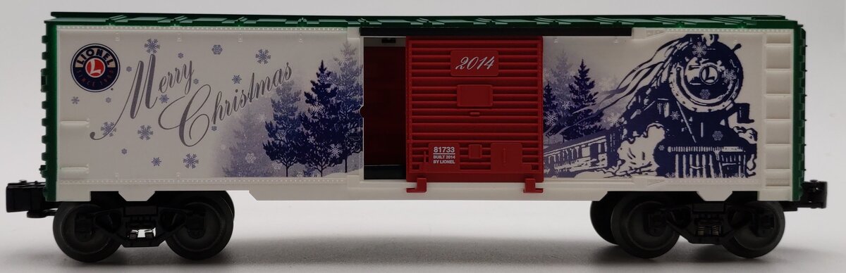 Lionel 6-81733 O Gauge Christmas 2014 Boxcar EX/Box