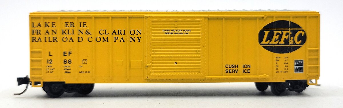 Roundhouse 8262 N Scale LEF&C Boxcar #1288 LN/Box