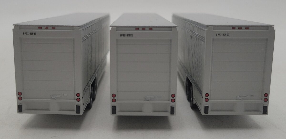 Athearn HO Scale UPSZ 40' Parcel Trailers: #87963, #87972, #87995 [3] EX