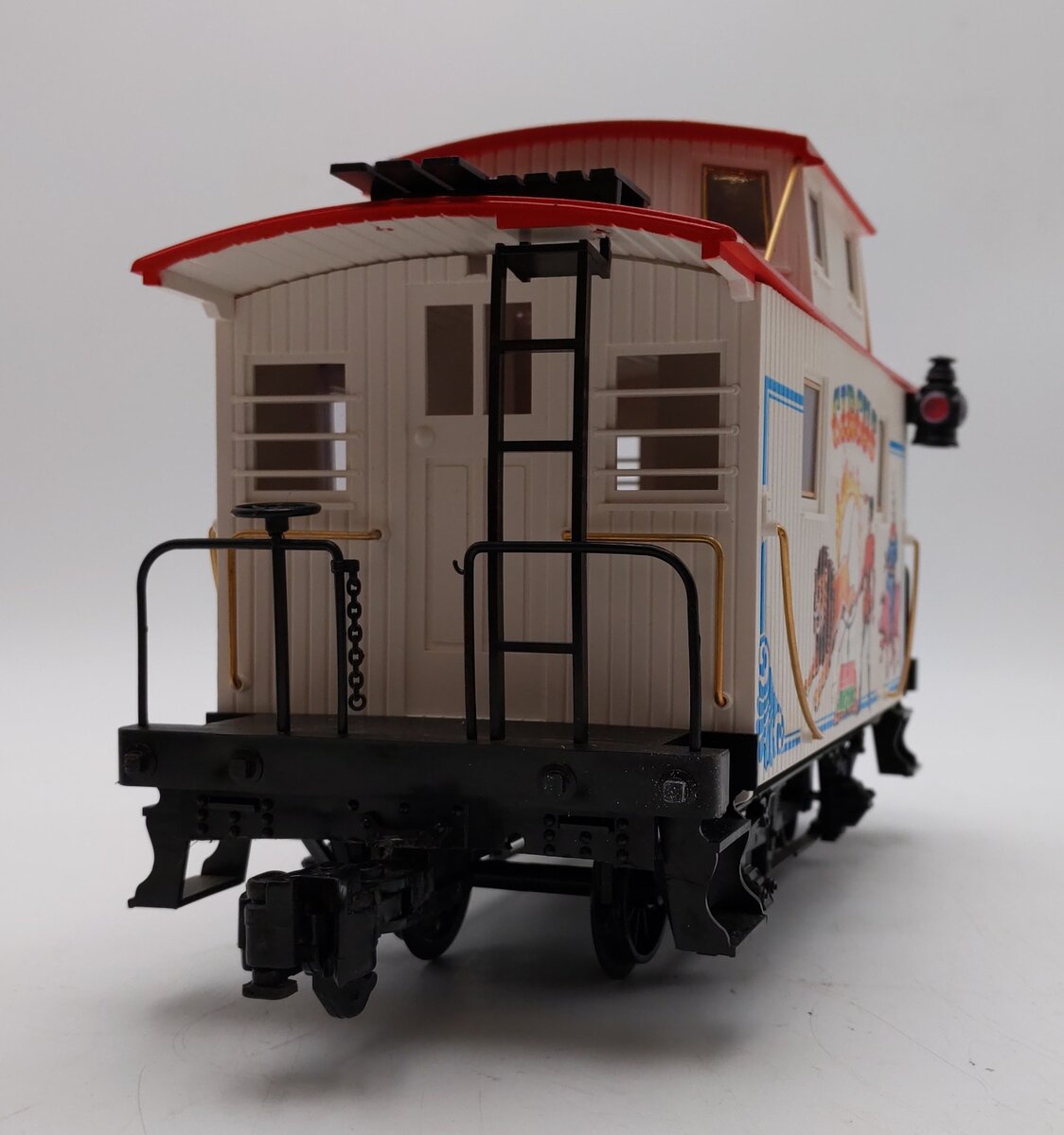 LGB 41653 G Scale Circus Caboose w/Plastic Wheels EX/Box