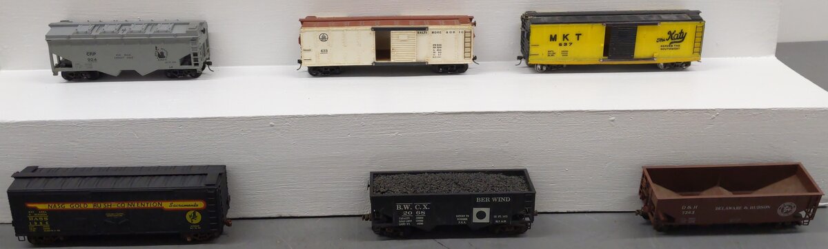 American Models/Other S Custom Freight Cars #924,7263,2068,1985,637,633 [6] VG