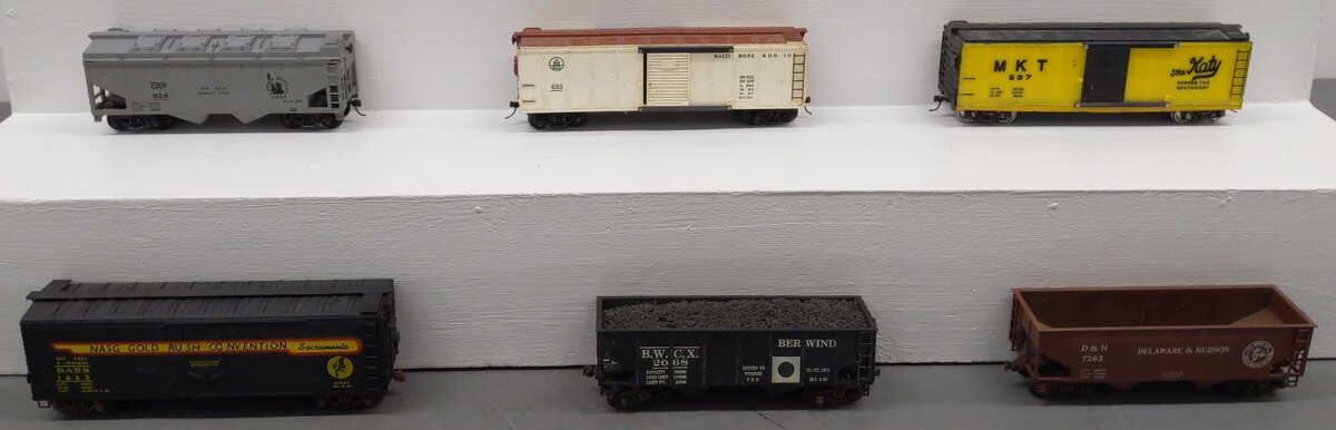 American Models/Other S Custom Freight Cars #924,7263,2068,1985,637,633 [6] VG