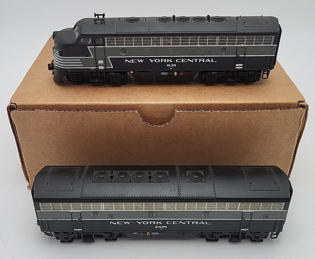 Broadway Limited 5103 HO New York Central EMD F7A-Unpowered B Set #1638/2426 EX