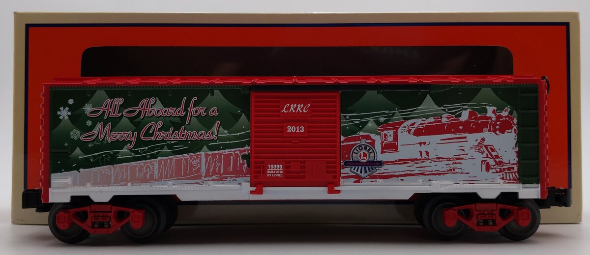 Lionel 6-19399 O Christmas LRRC Boxcar #2013 LN/Box