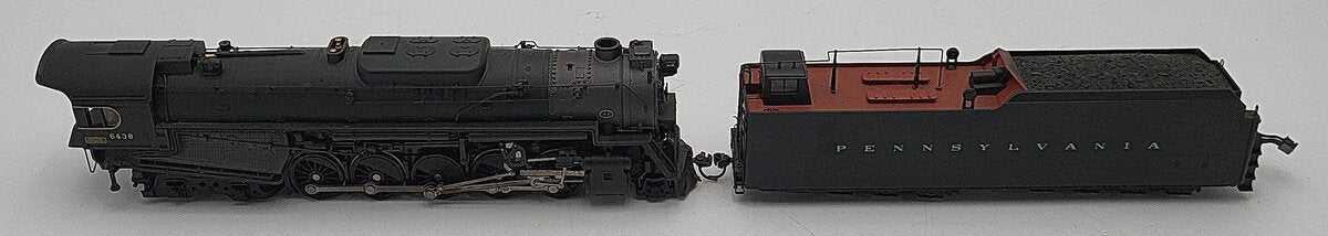 Broadway Limited 025 HO PRR J1 2-10-4 Powered Steam Loco #6438 w/ SND&DCC EX/Box