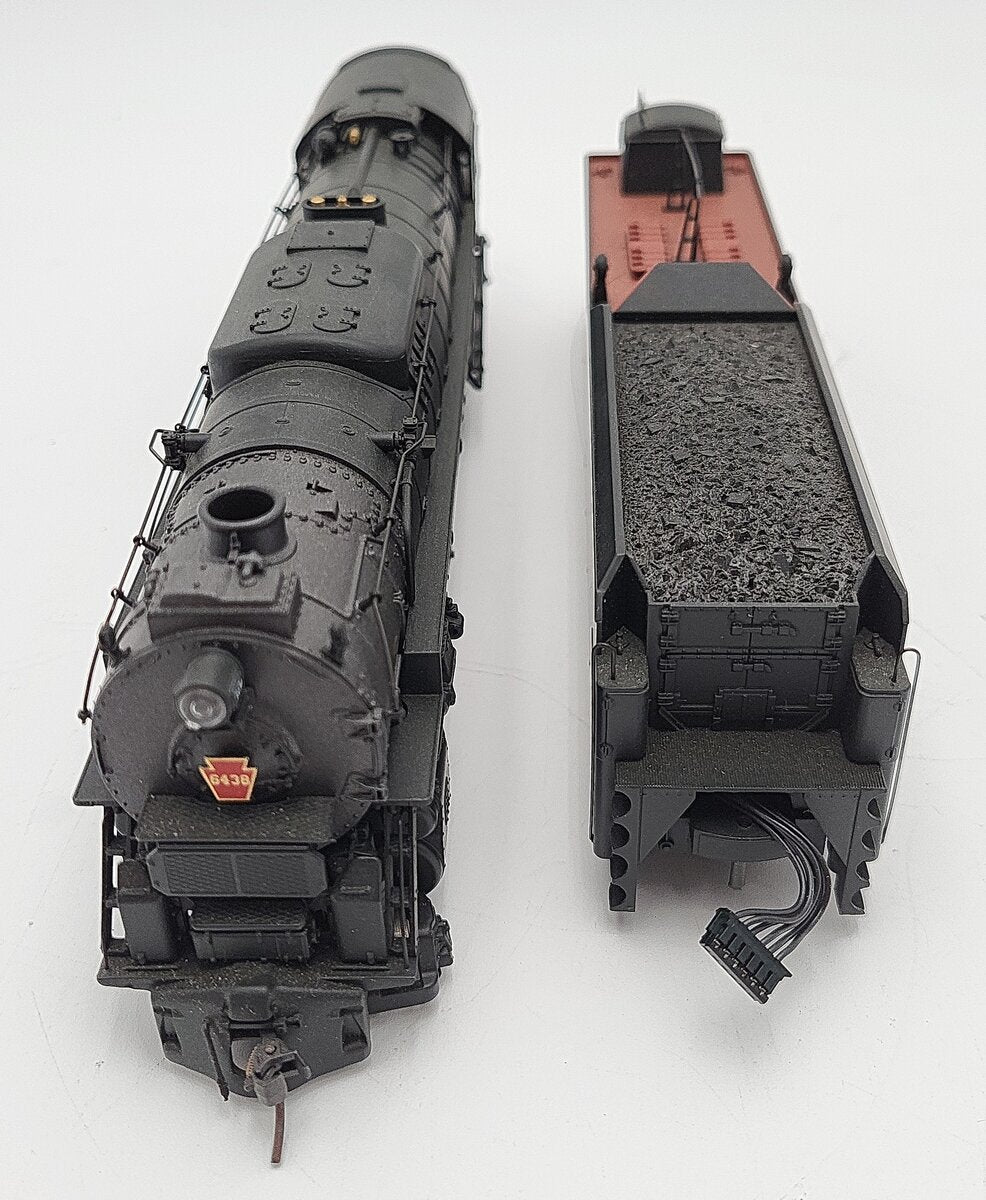 Broadway Limited 025 HO PRR J1 2-10-4 Powered Steam Loco #6438 w/ SND&DCC EX/Box