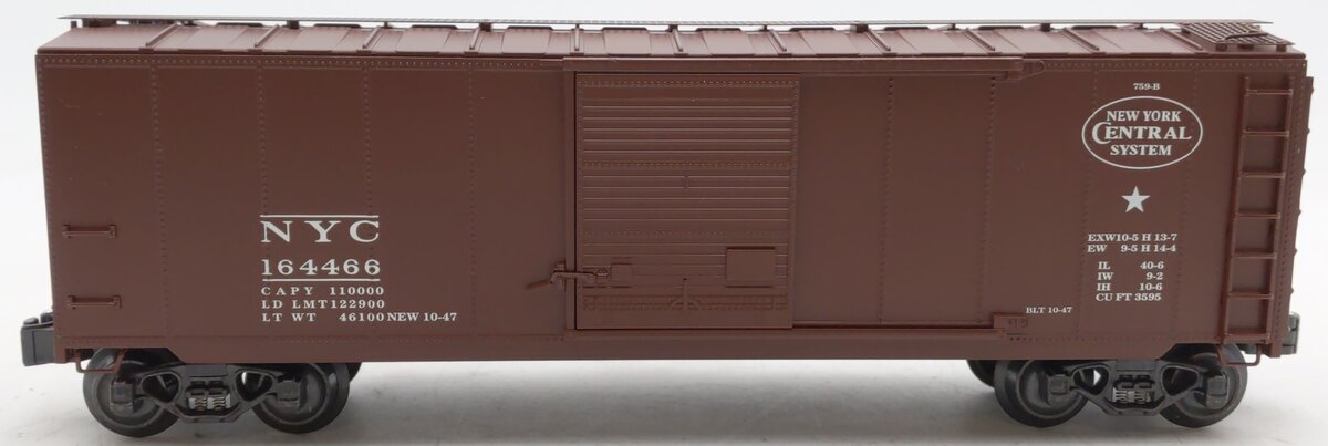 K-Line K761-17584 O NYC Boxcar #164466 EX/Box