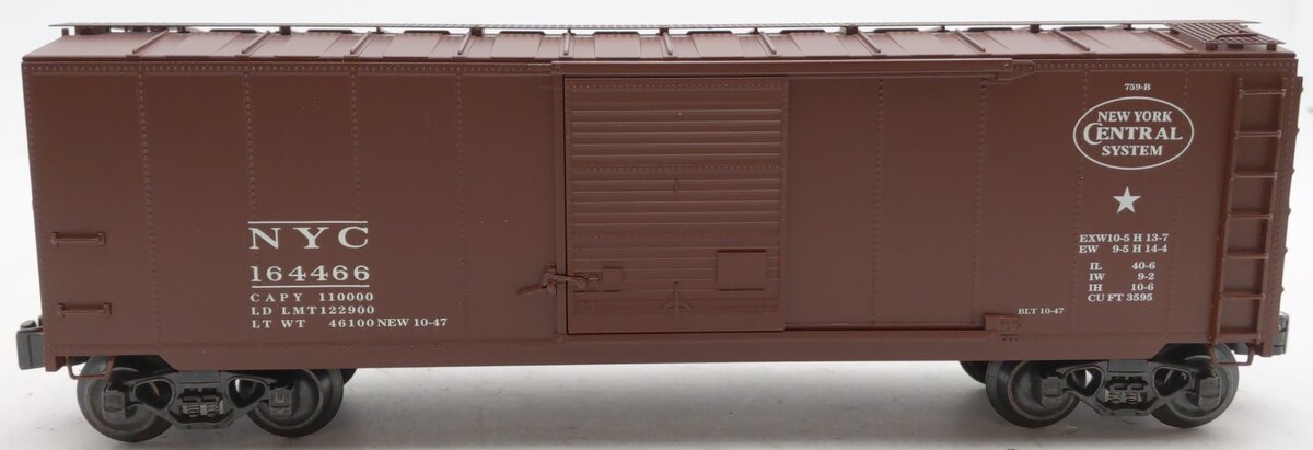 K-Line K761-17584 O NYC Boxcar #164466 EX/Box