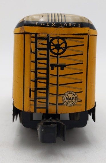 Marx 10973 Vintage O Fruit Growers Express Tin Litho Boxcar VG