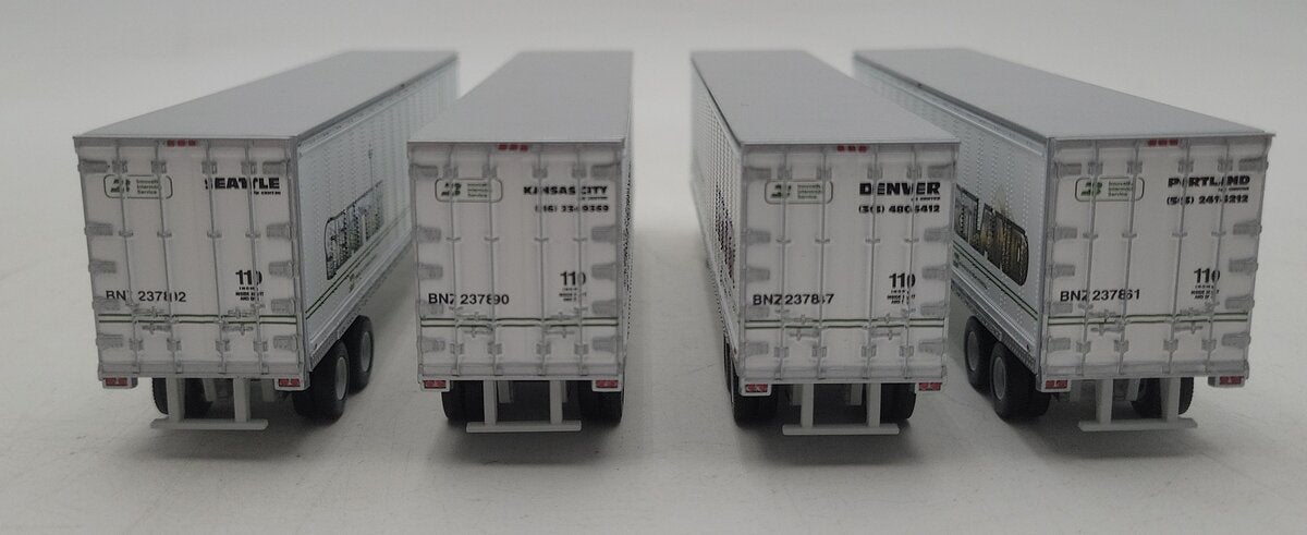 Athearn HO Scale Assorted Burlington Northern 45' Trailers [4] LN