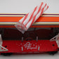 Lionel 6-81373 O Candy Cane Express Bulkhead Flatcar 3-Rail Ready-to-Run #81373 LN/Box