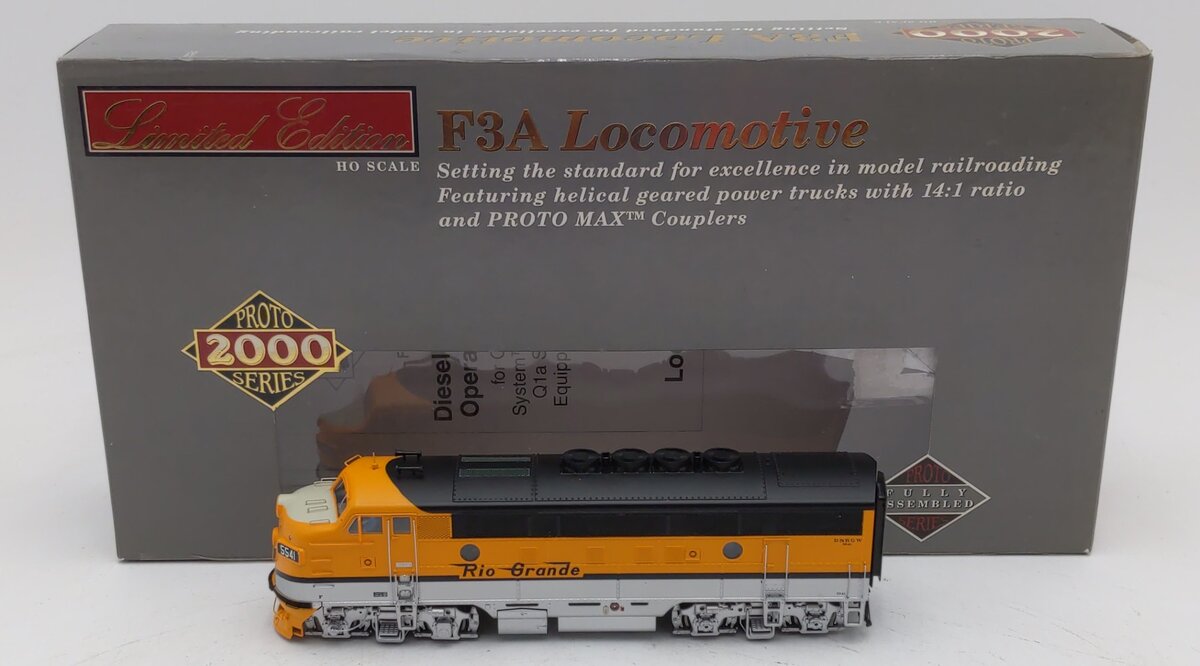 Proto 2000 920-41233 HO Scale D&RGW F3A Locomotive Set #5541 w/ DCC & Sound LN/Box