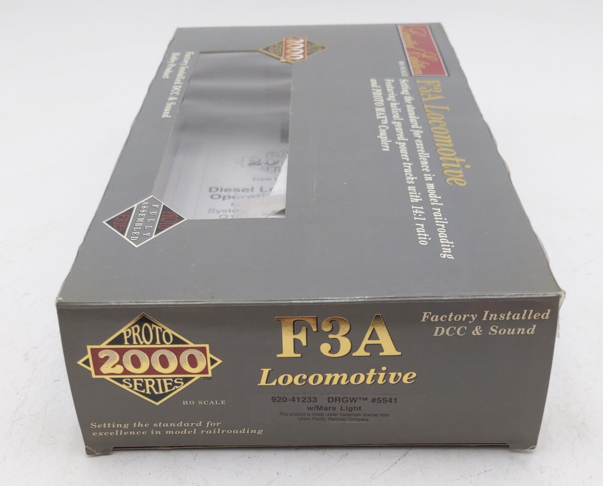 Proto 2000 920-41233 HO Scale D&RGW F3A Locomotive Set #5541 w/ DCC & Sound LN/Box