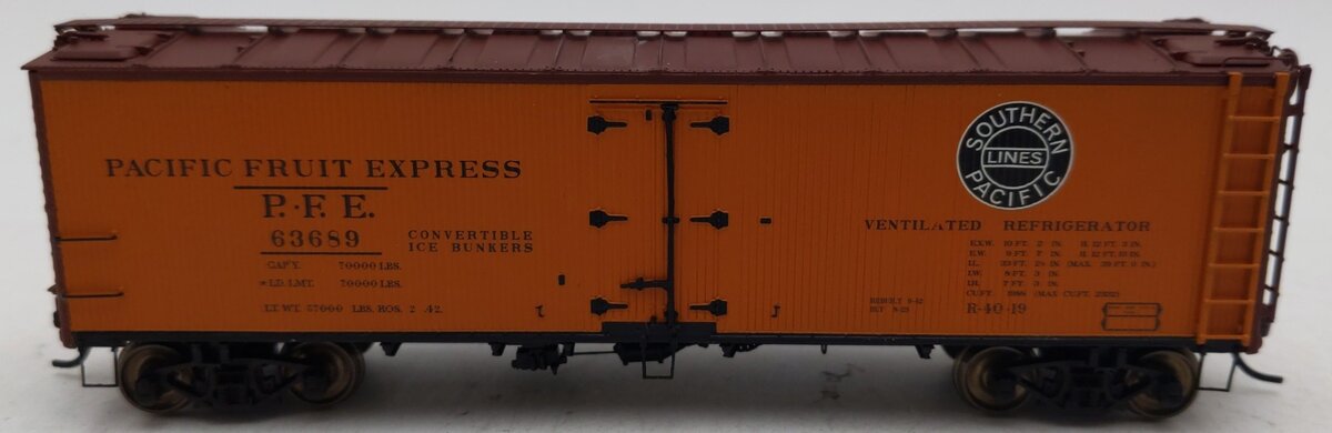 InterMountain 47410-02 HO Scale PFE R-40-19 Refrigerator Car #63689 EX/Box