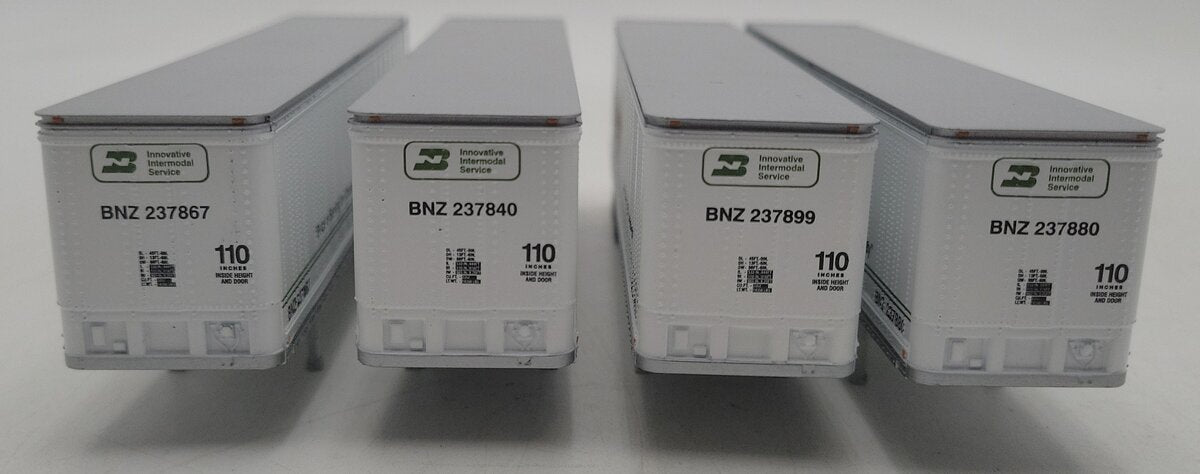 Athearn HO Scale Assorted Burlington Northern 45' Trailers [4] LN