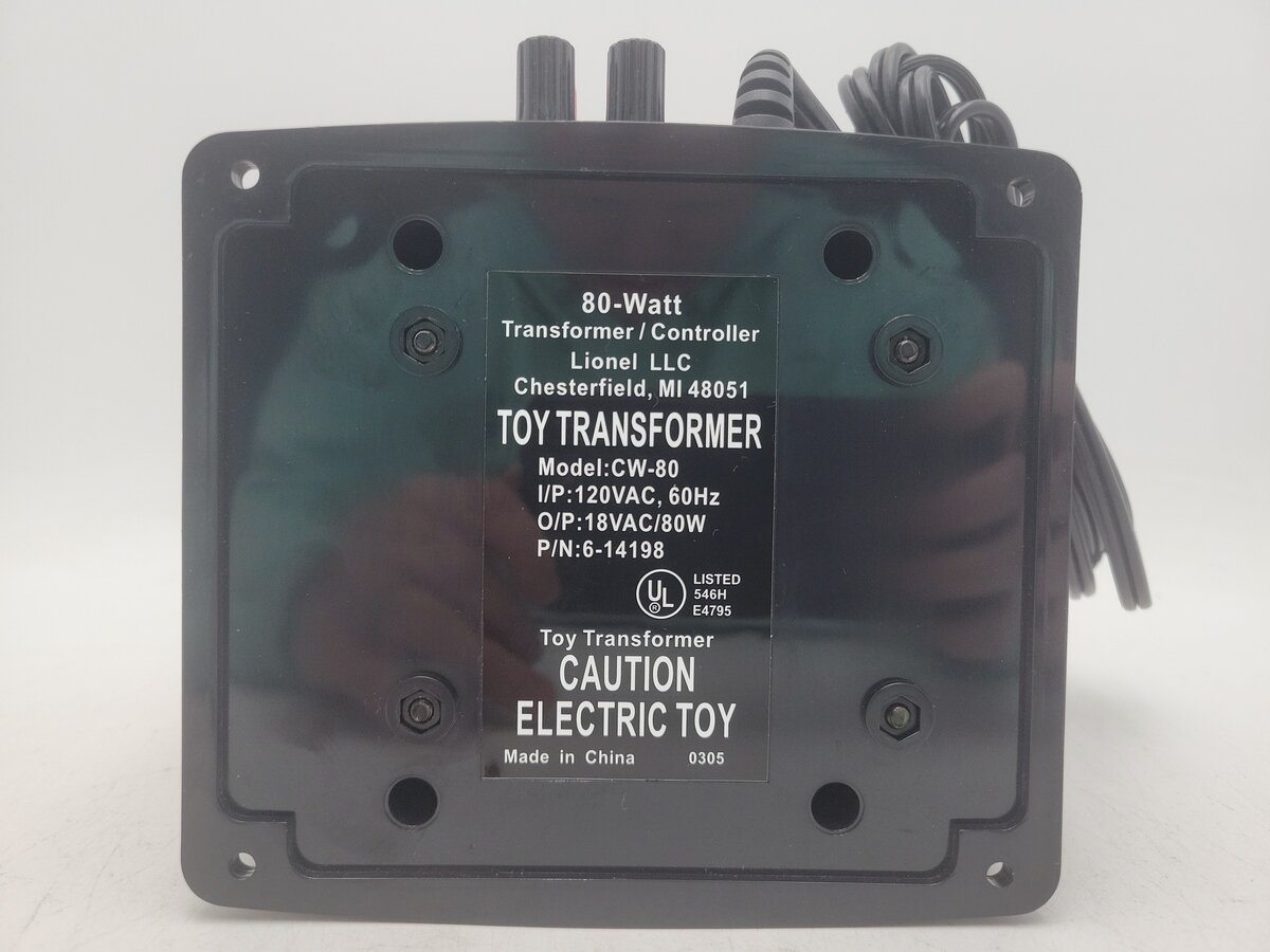 Lionel 6-14198 O Gauge CW-80 80 Watt Transformer EX