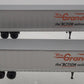 Athearn 5605 HO Scale Rio Grande 45' Trailer Set EX