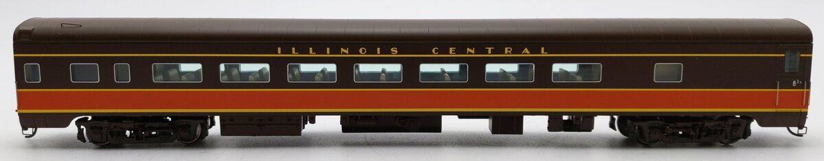 Walthers 920-16602 HO Scale 85' Pullman-Standard 56-Seat Coach Illinois Central EX/Box