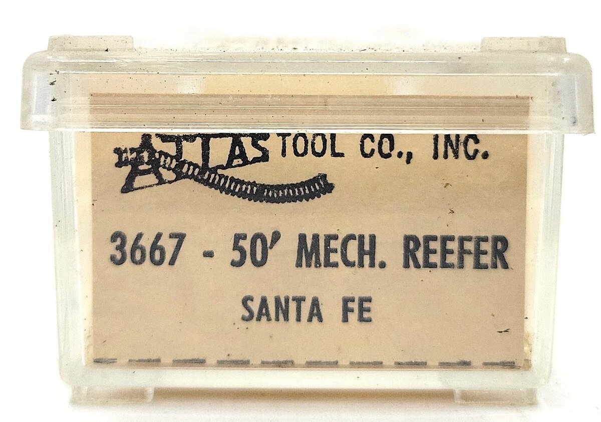 Atlas 3667 N Scale Santa Fe 50' Reefer #3150 EX/Box